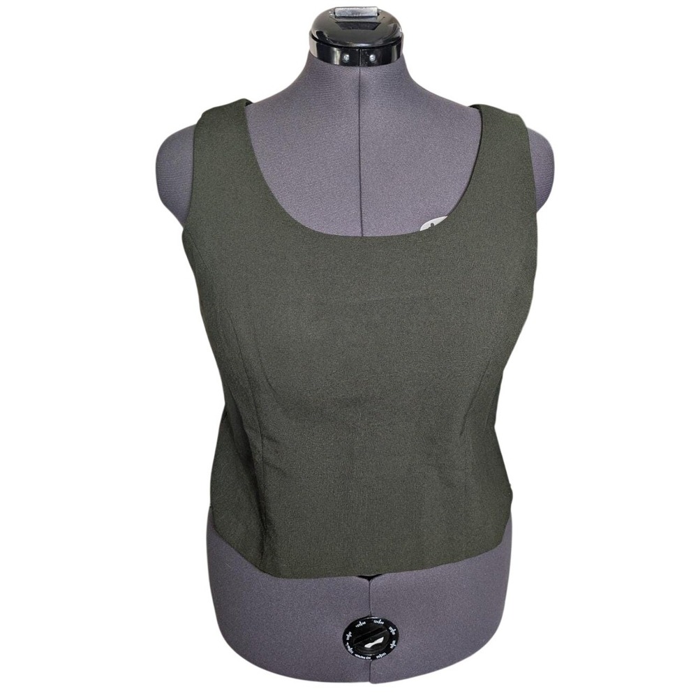 Vintage Minimalist Tank 16 Shell Square Neck Capsule Wardrobe Earthy Goblincore